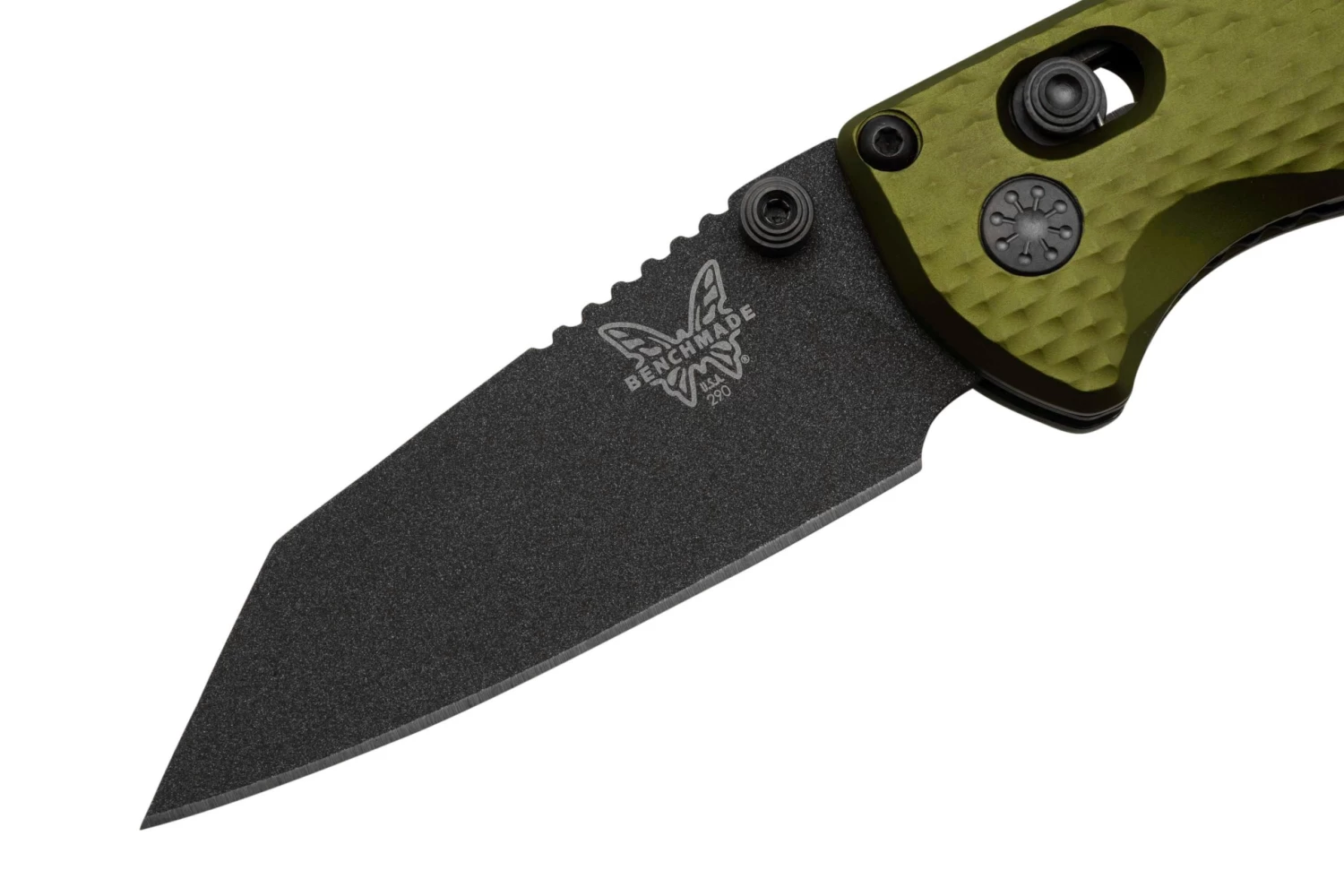 Benchmade 290BK-2 Full Immunity Woodland Green, Couteau De Poche 5 Benchmade 290BK-2 Full Immunity Woodland Green, Couteau De Poche – Image 3
