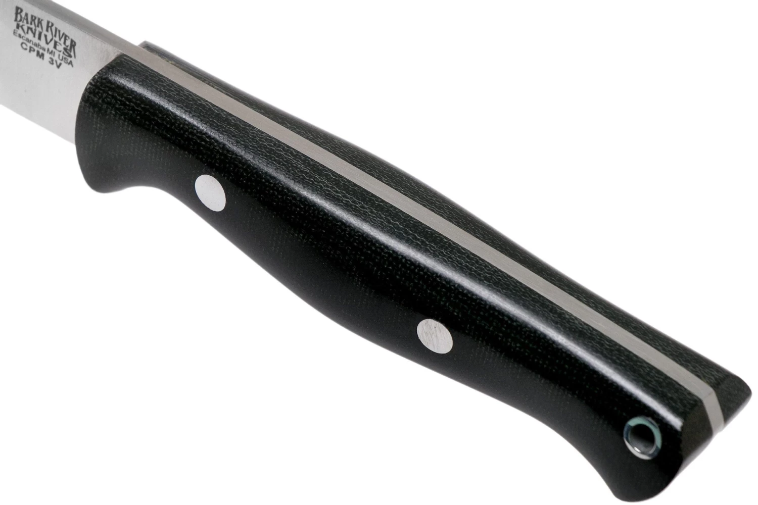 Bark River Gunny Hunter LT CPM 3V Black Canvas Micarta Couteau De Bushcraft 7 Bark River Gunny Hunter LT CPM 3V Black Canvas Micarta Couteau De Bushcraft – Image 5