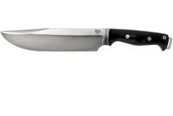 Bark River Bravo Crusader CPM 3V, Black Canvas Micarta