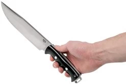 Bark River Bravo Crusader CPM 3V, Black Canvas Micarta -Couteaux Soldes BRK07 324BKC 06 bark river