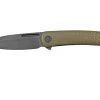 Civivi Cetos C21025B-3 Green Micarta Coarse, Couteau De Poche