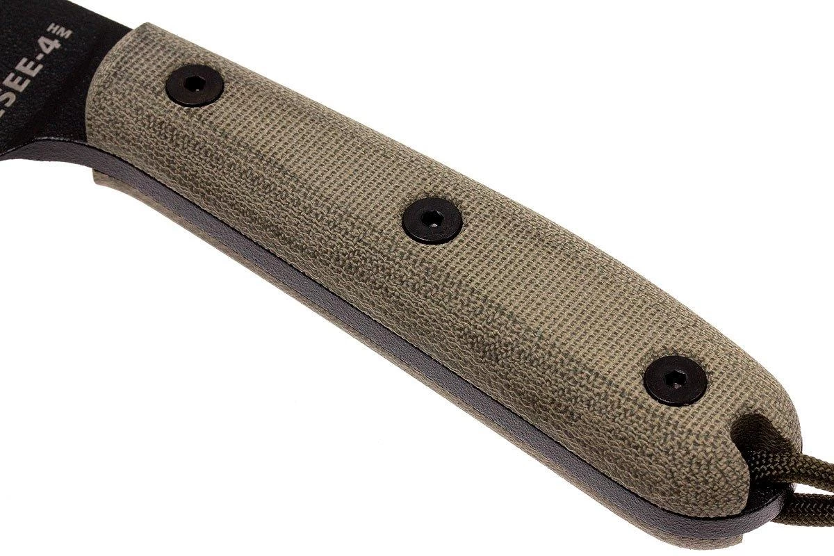 ESEE Model 4HM Couteau Bushcraft Modified Handle, Etui En Cuir 6 ESEE Model 4HM Couteau Bushcraft Modified Handle, Etui En Cuir – Image 4