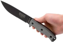 ESEE Model 6 Serrated 6S Couteau De Survie Avec étui Noir + Clip Ceinture 14 ESEE Model 6 Serrated 6S Couteau De Survie Avec étui Noir + Clip Ceinture -Couteaux Soldes EE ESEE 6S B 06 esee knives ee esee 6s b 06