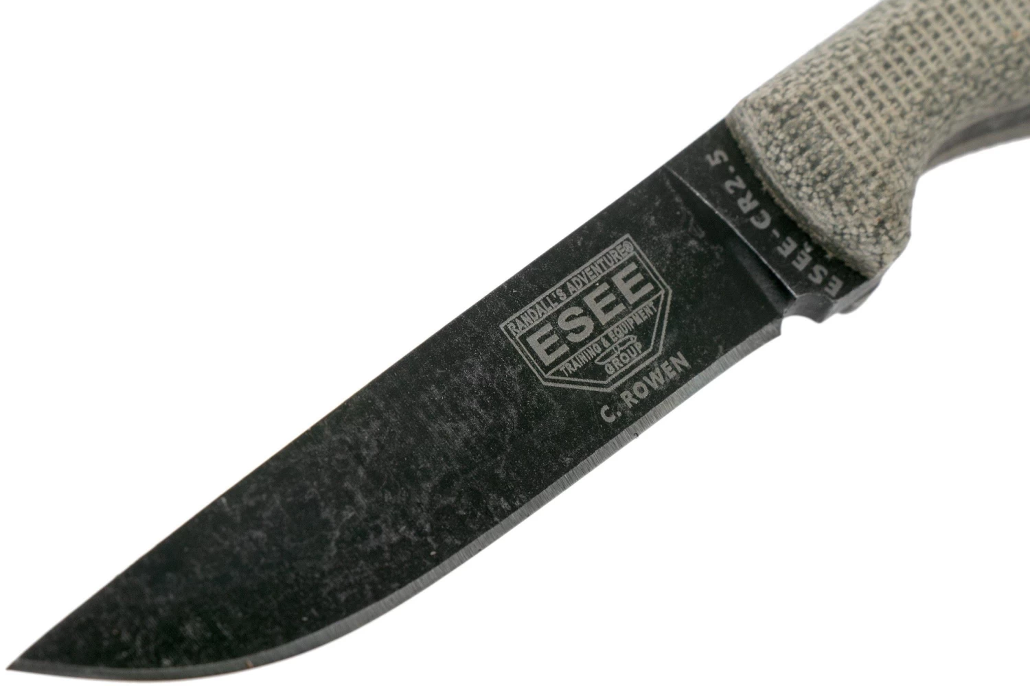 ESEE Camp-Lore CR 2.5 Black Oxide Coating Couteau Fixe, Cody Rowen Design 4 ESEE Camp-Lore CR 2.5 Black Oxide Coating Couteau Fixe, Cody Rowen Design – Image 3