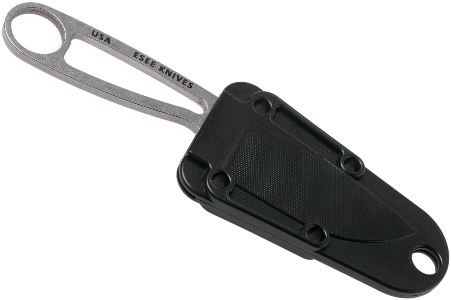 ESEE Izula Stainless IZULA-35V CPM S35VN Couteau De Cou Avec étui Noir 7 ESEE Izula Stainless IZULA-35V CPM S35VN Couteau De Cou Avec étui Noir – Image 5