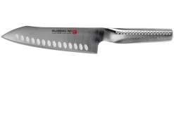 Global Ni GN-006 Santoku/couteau à Légumes Avec Alvéoles 18 Cm