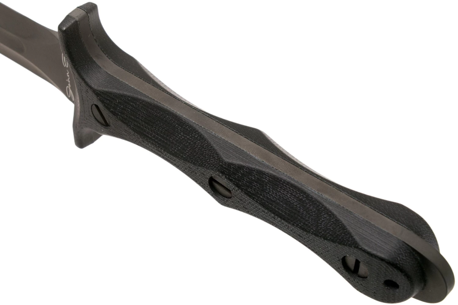 Rick Hinderer EK Dagger 3V DLC, Black Micarta Commando Poignard 6 Rick Hinderer EK Dagger 3V DLC, Black Micarta Commando Poignard – Image 4