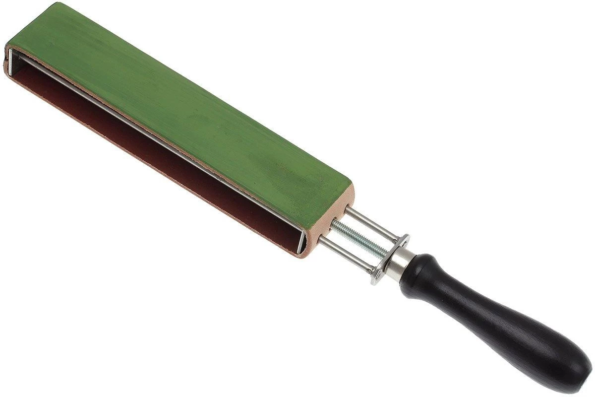 Herold Solingen HS56J Cuir à Rasoir Double-face, Vert/cuir 3 Herold Solingen HS56J Cuir à Rasoir Double-face, Vert/cuir
