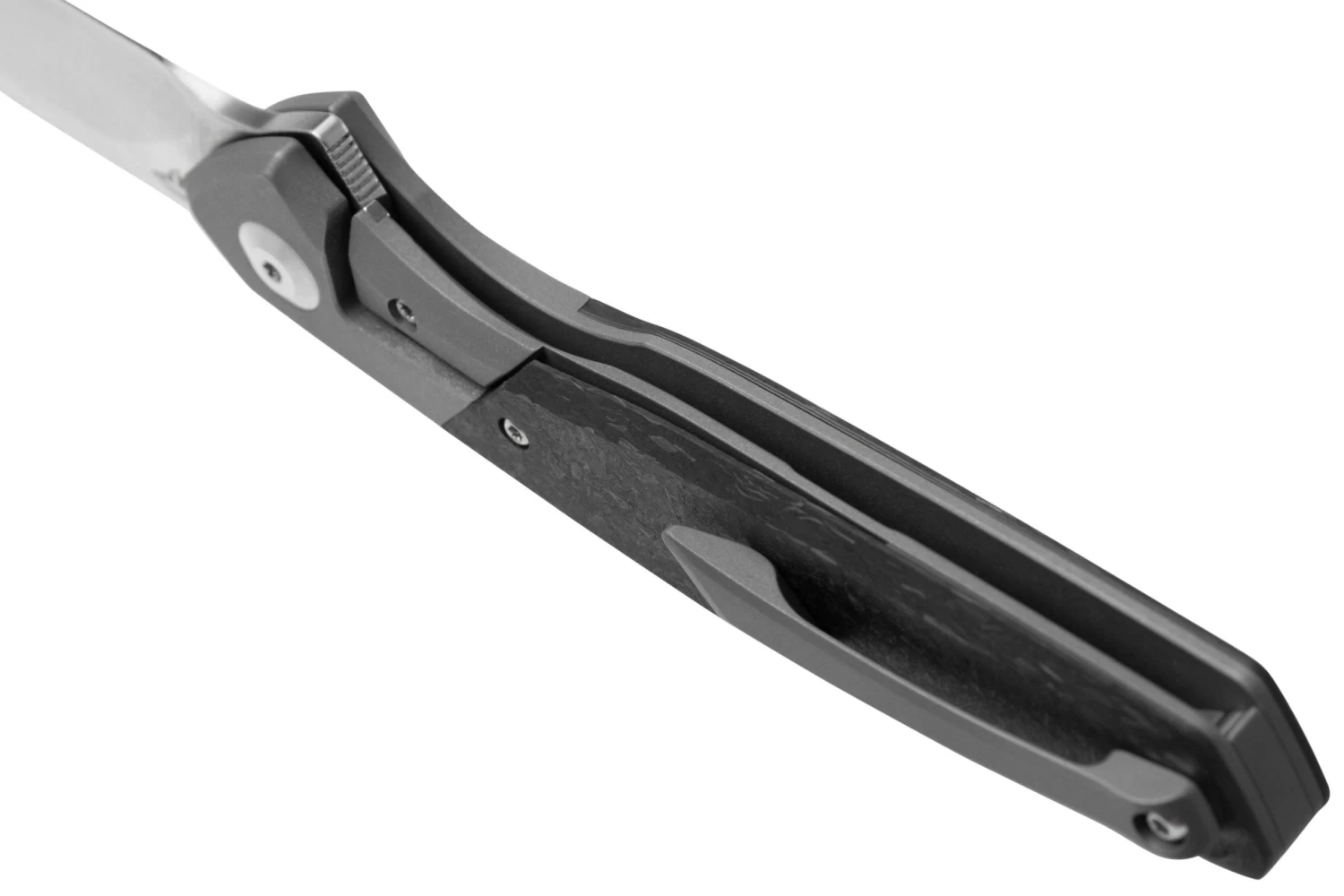 Kizer Grazioso Ki4572A1, 20CV, Black Titanium Carbon Fiber Couteau De Poche, Manganas Design 9 Kizer Grazioso Ki4572A1, 20CV, Black Titanium Carbon Fiber Couteau De Poche, Manganas Design – Image 7