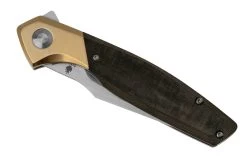 Kizer Vanguard Grazioso, Micarta, N690, V4572N2 Couteau De Poche -Couteaux Soldes KZV4572N2 06 kizer