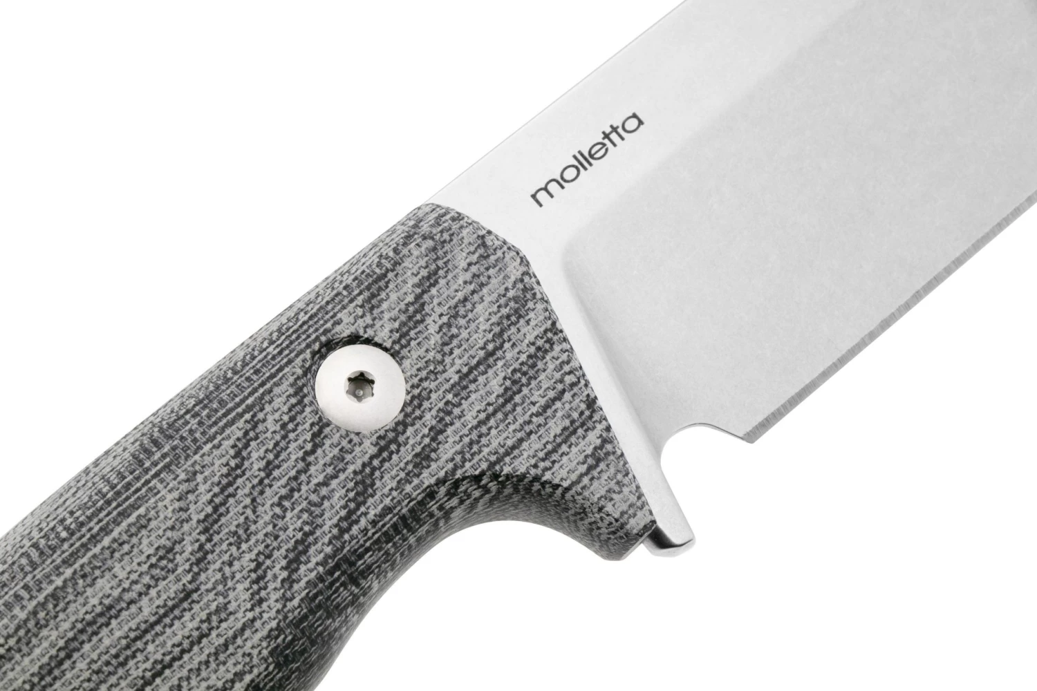 Lionsteel T6 Satin, Black Canvas Micarta T6-CVB Couteau Fixe 7 Lionsteel T6 Satin, Black Canvas Micarta T6-CVB Couteau Fixe – Image 5