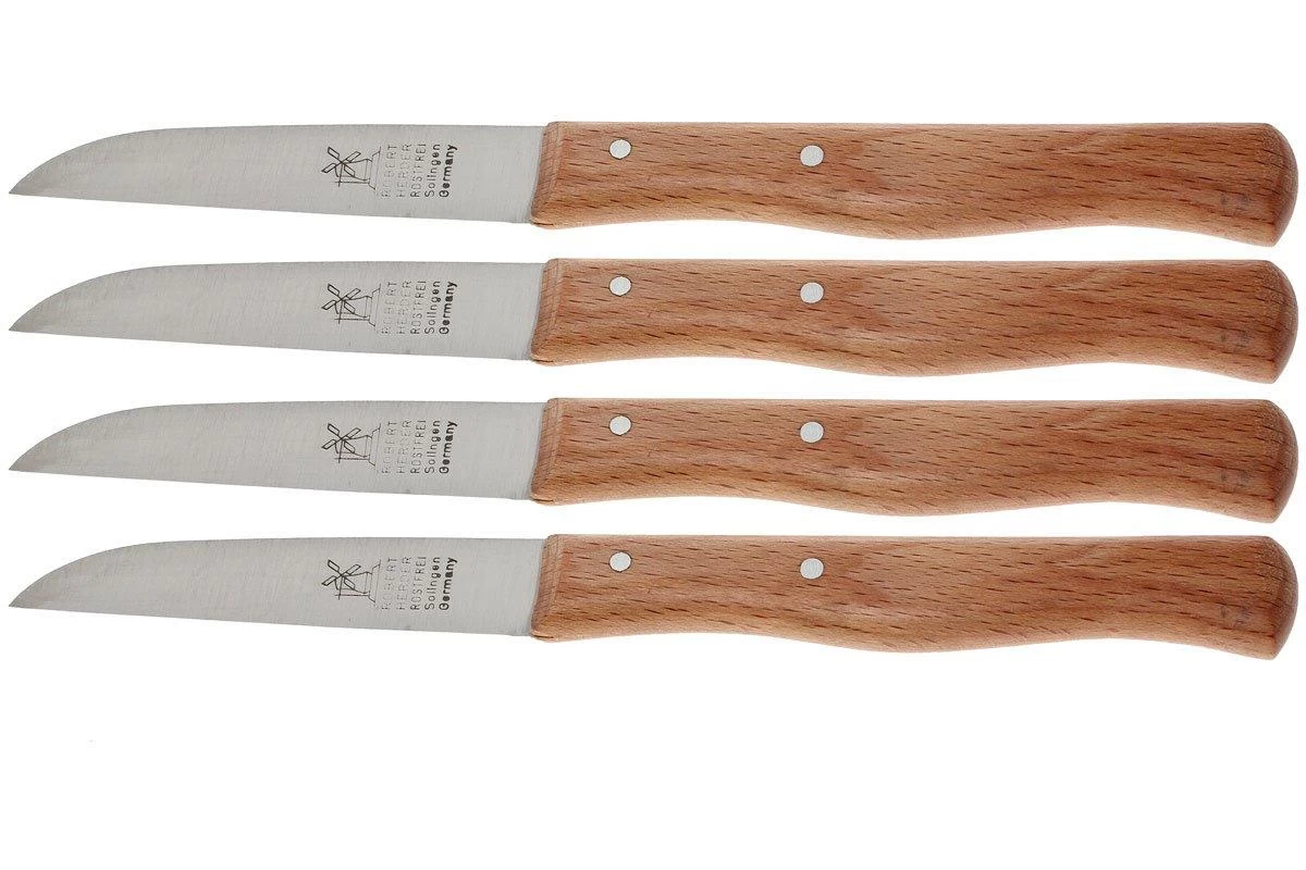 Robert Herder Couteau Moulin à Vent Inox - Set De 4 Pièces 3 Robert Herder Couteau Moulin à Vent Inox - Set De 4 Pièces
