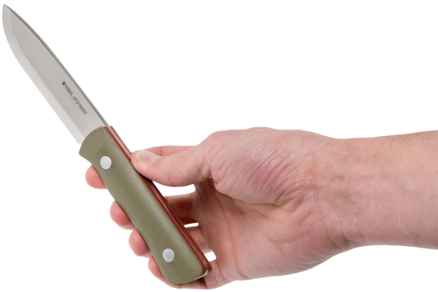 Real Steel Bushcraft III Scandi 3726 Coyote Couteau Bushcraft 8 Real Steel Bushcraft III Scandi 3726 Coyote Couteau Bushcraft – Image 6