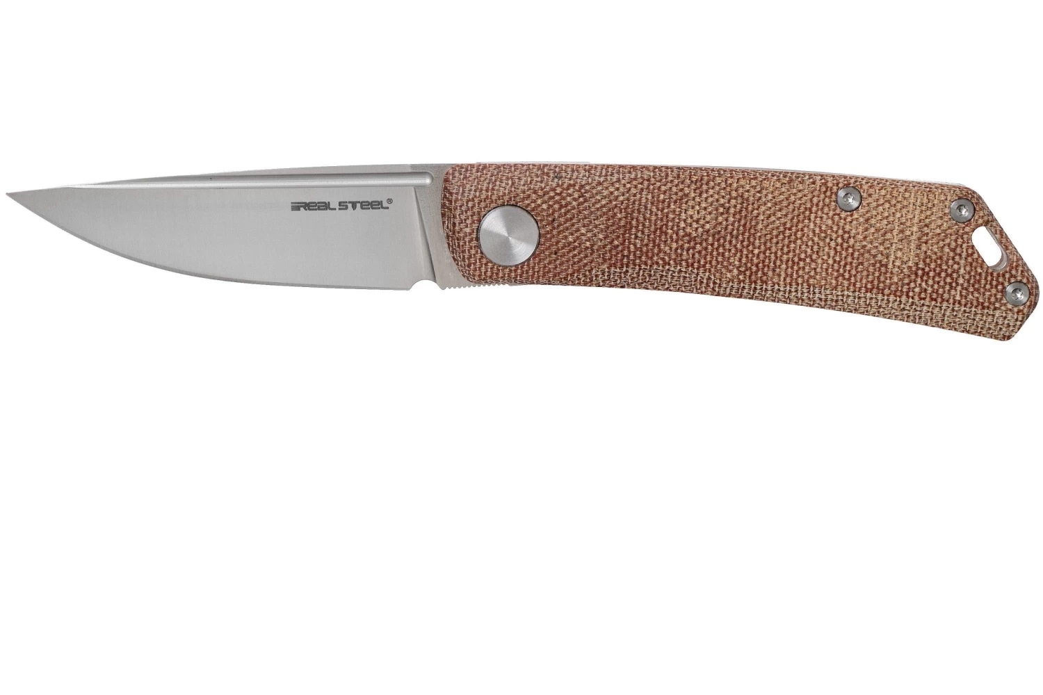 Real Steel Luna Premium II M390, Natural Micarta 7007P Knivesandtools Exclusive Couteau De Poche Slipjoint 3 Real Steel Luna Premium II M390, Natural Micarta 7007P Knivesandtools Exclusive Couteau De Poche Slipjoint