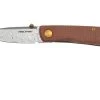 Real Steel Luna Boost Premium, Damascus, Brown Micarta, Couteau De Poche Knivesandtools Exclusive -Couteaux Soldes RL7078 01 realsteel