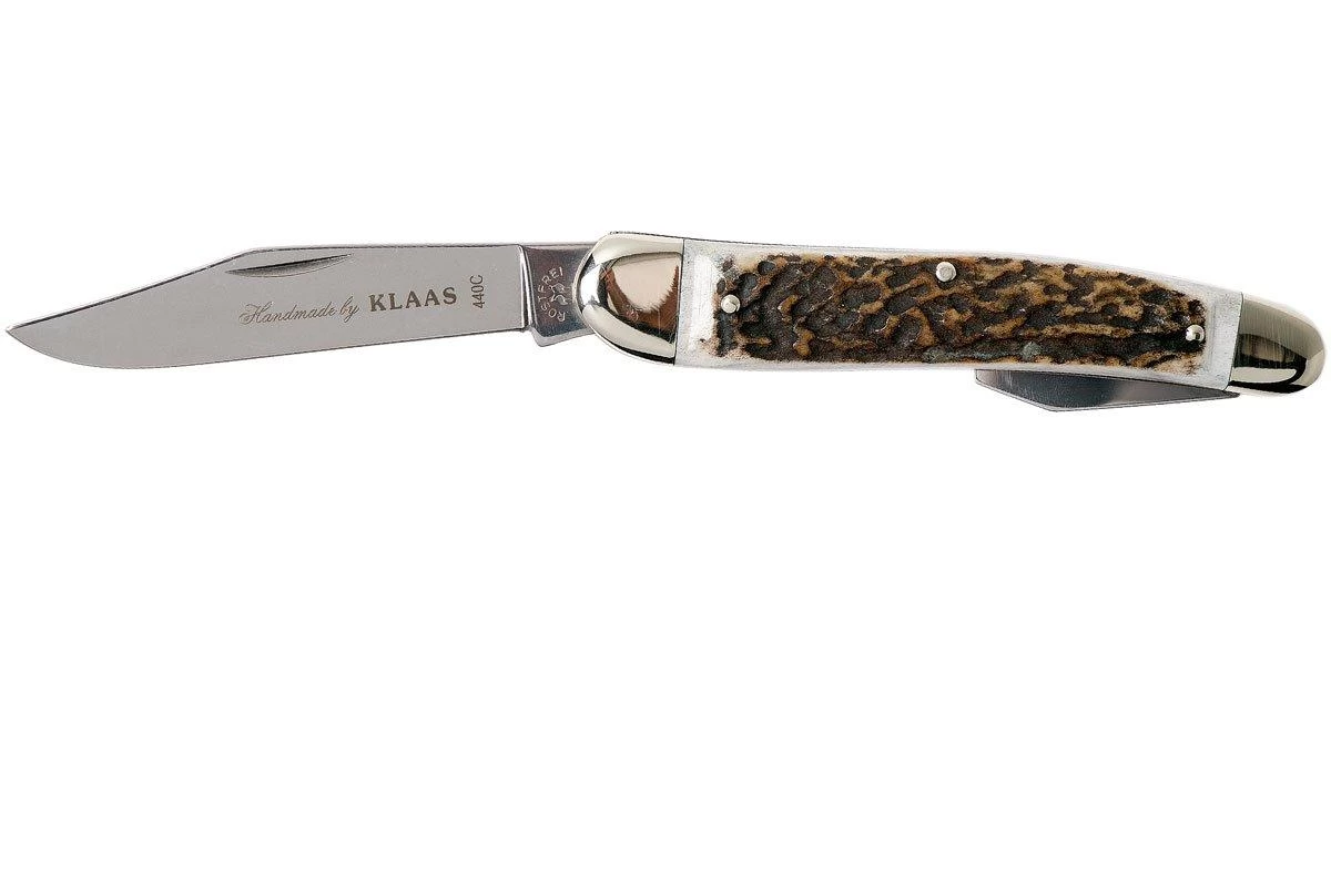 Robert Klaas Classic Line 100mm, Real Stag 383-451 Couteau & Décapsuleur 3 Robert Klaas Classic Line 100mm, Real Stag 383-451 Couteau & Décapsuleur