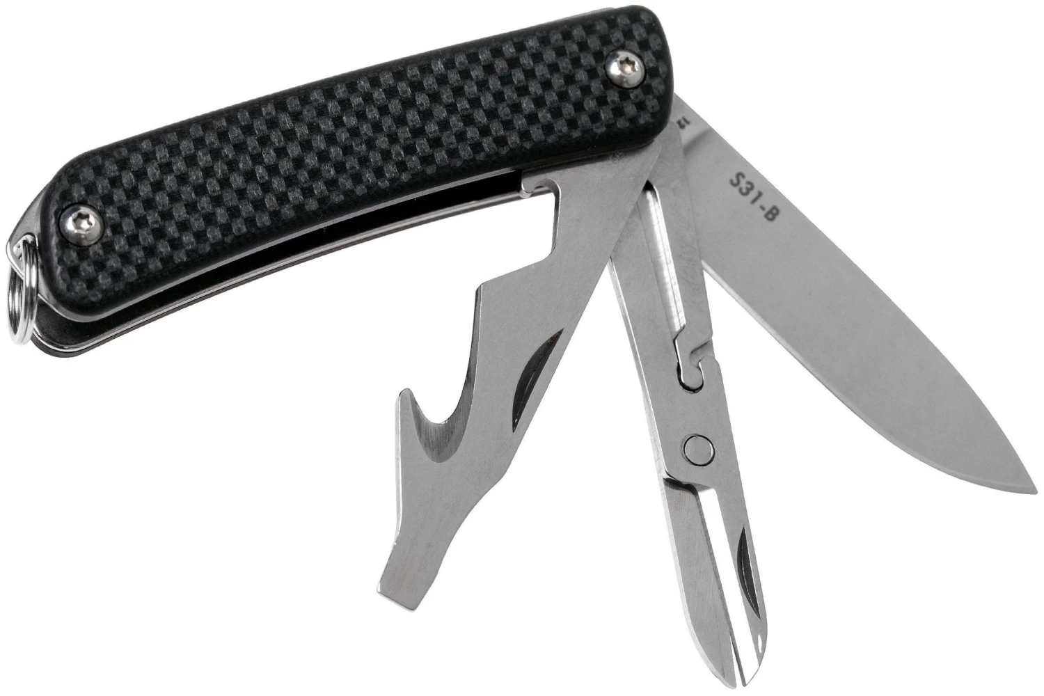 Ruike S31-B Black Couteau De Poche Porte-clés 4 Ruike S31-B Black Couteau De Poche Porte-clés – Image 2