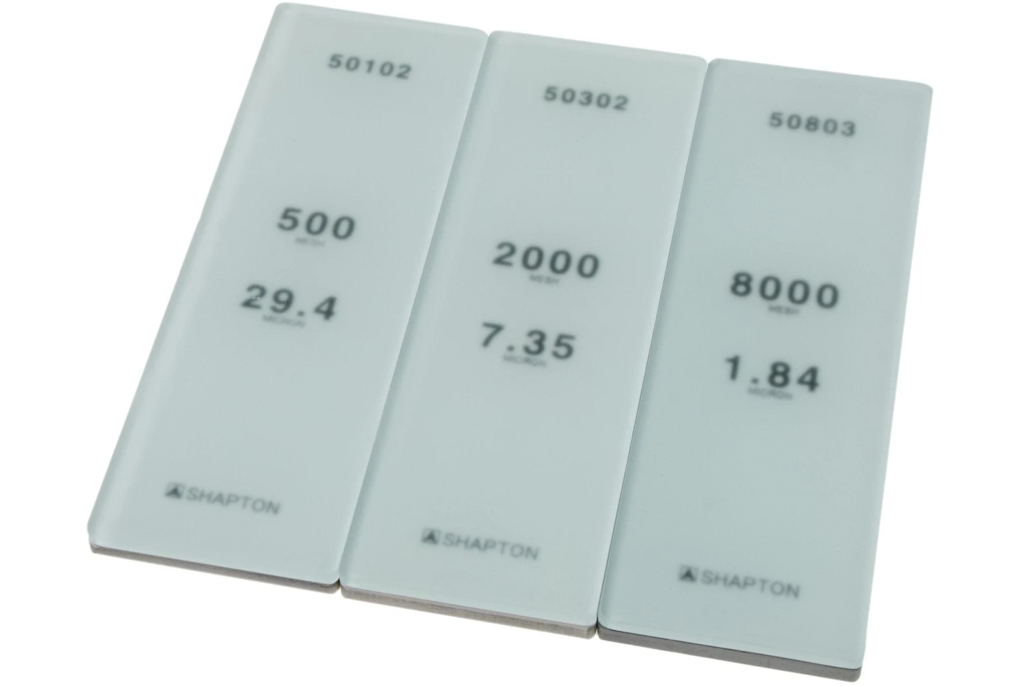 Shapton Glass Stone Set Pierres à Aiguisers 500, 2000 Et 8000 Grit, 50308 4 Shapton Glass Stone Set Pierres à Aiguisers 500, 2000 Et 8000 Grit, 50308 – Image 2