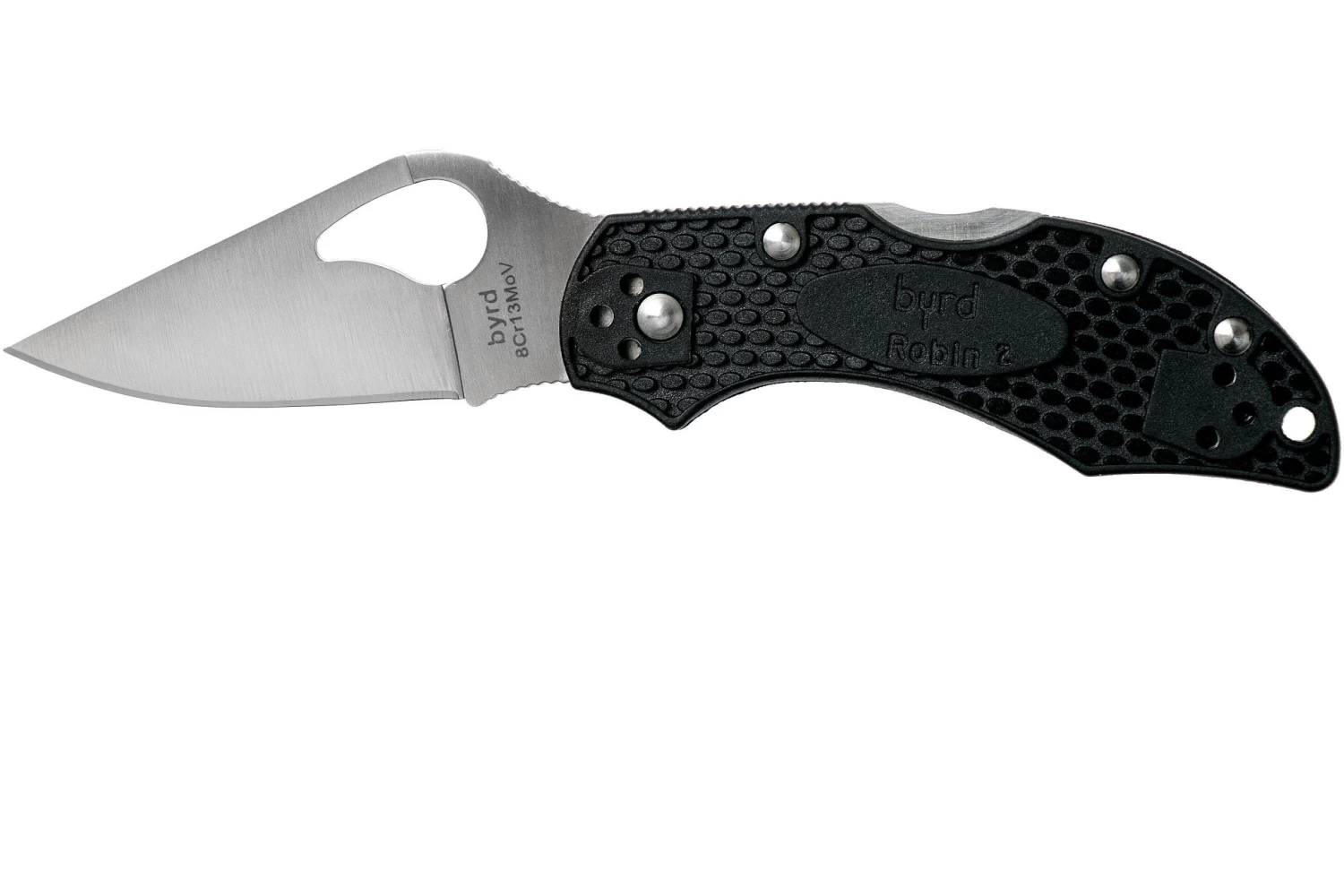 Spyderco Byrd Robin 2 Noir BY10PBK2 Couteau De Poche 3 Spyderco Byrd Robin 2 Noir BY10PBK2 Couteau De Poche