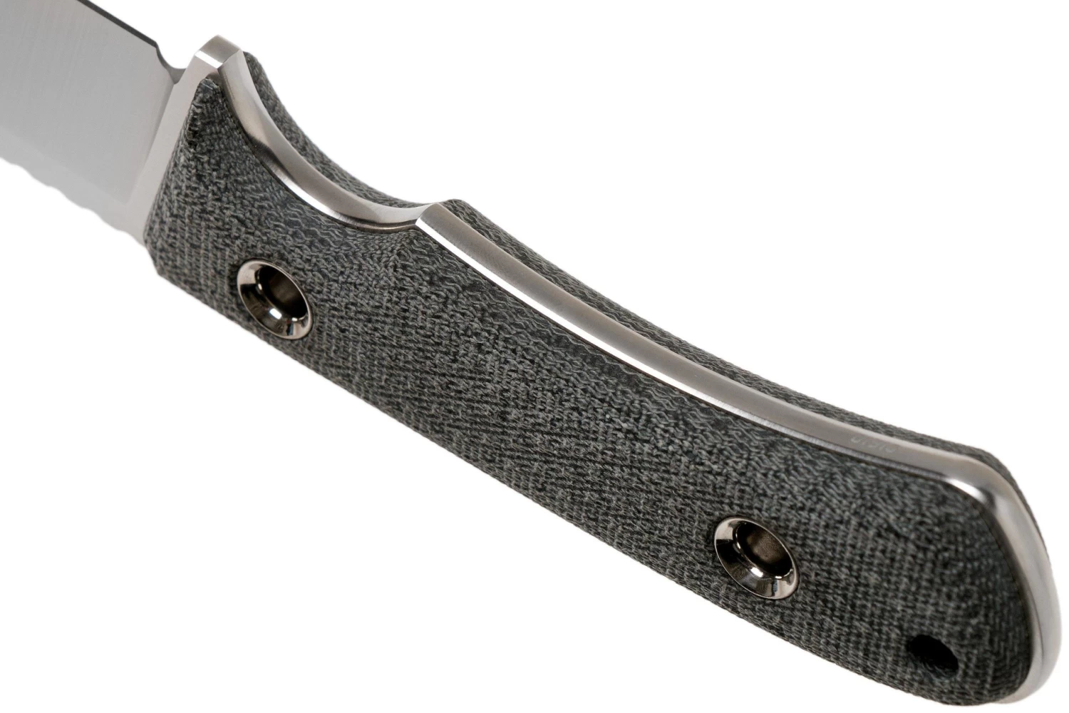 TRC Knives South Pole, Elmax, Black Canvas Micarta, Couteau De Survie 6 TRC Knives South Pole, Elmax, Black Canvas Micarta, Couteau De Survie – Image 4