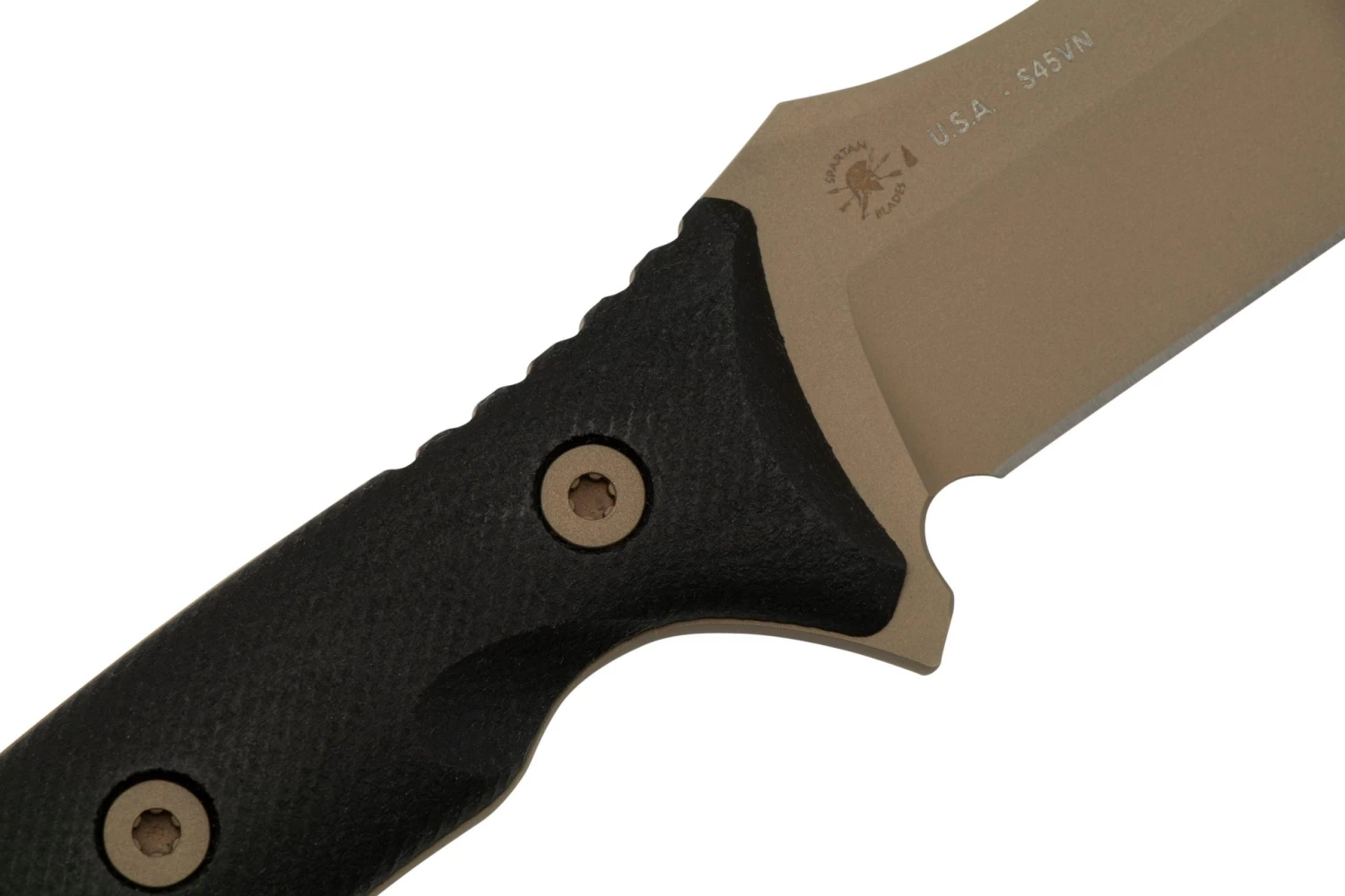 Spartan Blades Moros SB53DEBKNLBK Flat Dark Earth, Black Micarta, Fourreau Molle-Black, Couteau De Survie 7 Spartan Blades Moros SB53DEBKNLBK Flat Dark Earth, Black Micarta, Fourreau Molle-Black, Couteau De Survie – Image 5