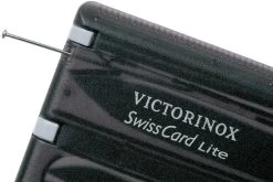 Victorinox SwissCard Lite Noir Transparent 0.7333.T3 -Couteaux Soldes VT0 7333 T3 03 victorinox