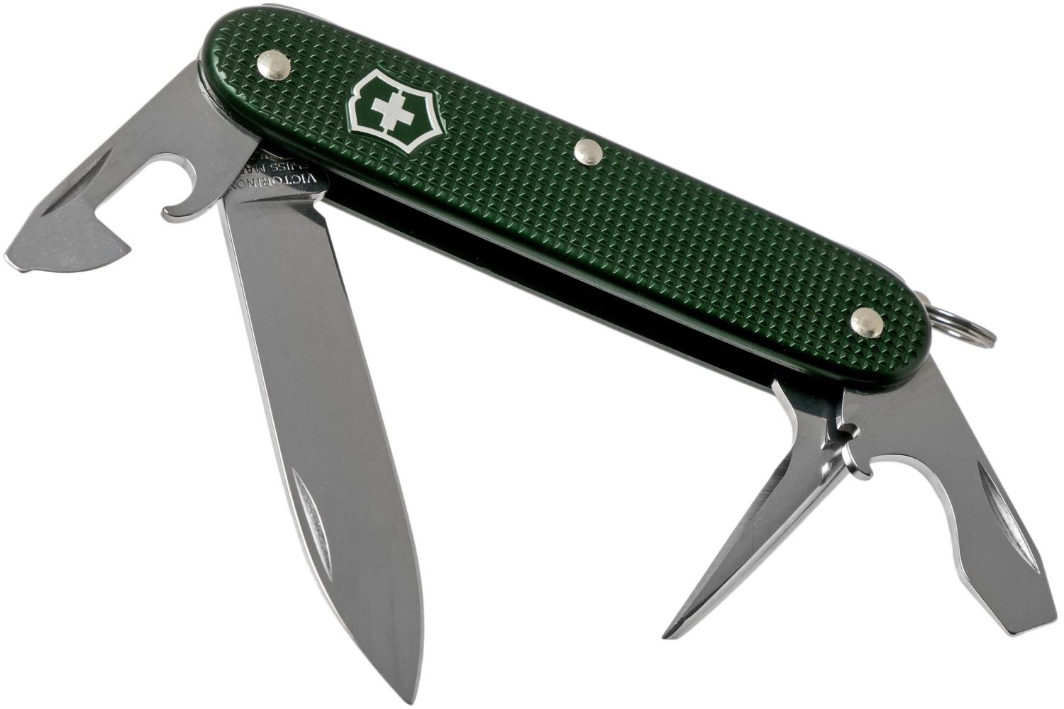 Victorinox Pioneer Alox Green 0.8201.24R4.KTE1 Knivesandtools Edition, Couteau Suisse 3 Victorinox Pioneer Alox Green 0.8201.24R4.KTE1 Knivesandtools Edition, Couteau Suisse