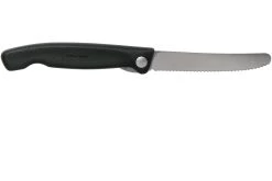 Victorinox SwissClassic Couteau à Légumes Pliant Dentelé Noir, 6.7833.FB 10 Victorinox SwissClassic Couteau à Légumes Pliant Dentelé Noir, 6.7833.FB -Couteaux Soldes VT6 7833 FB 02 victorinox