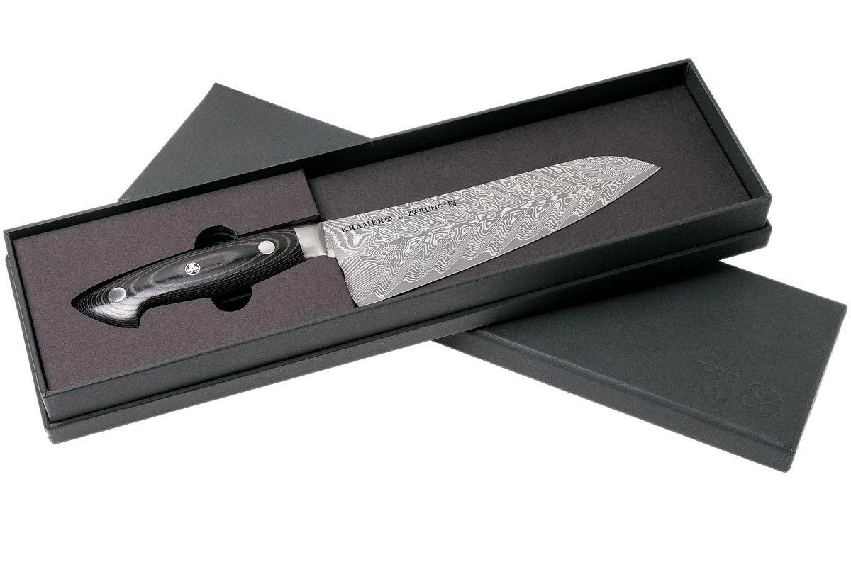 Bob Kramer By Zwilling Euro Stainless Santoku 18 Cm, 34897-181-0 9 Bob Kramer By Zwilling Euro Stainless Santoku 18 Cm, 34897-181-0 – Image 7